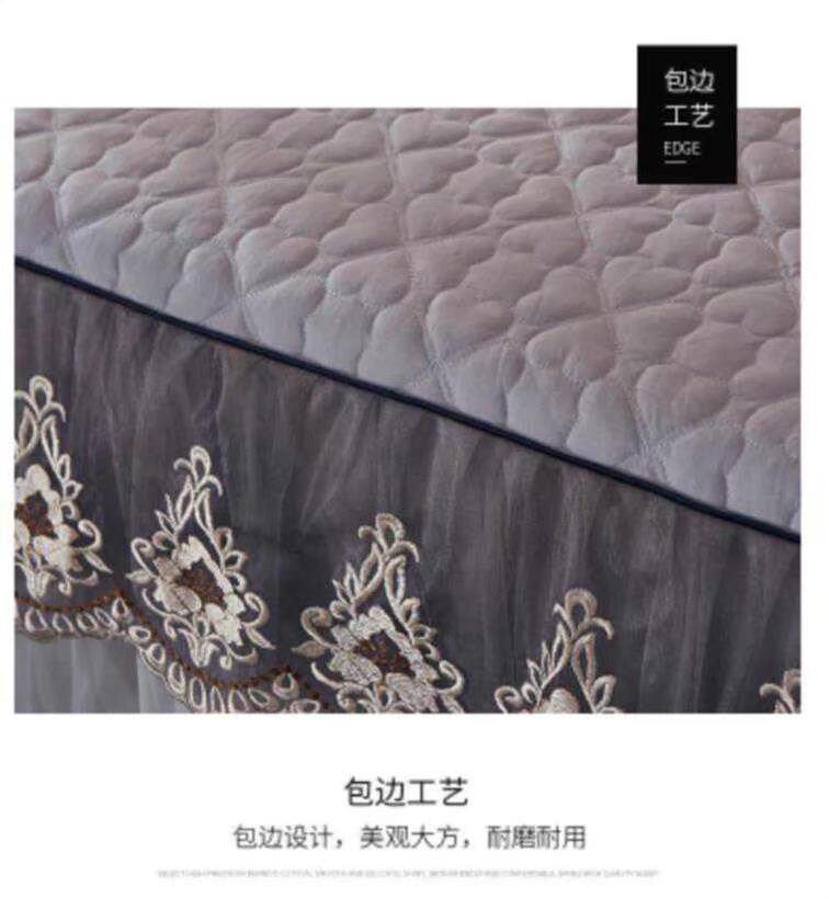 Chăn bông châu Âu đệm ren ren váy giường đơn mảnh 1,5m trải giường trải giường trượt tấm 1,8 m 2 - Váy Petti ga giường có viền