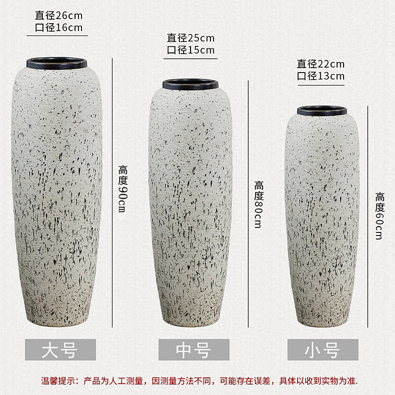Landing a large ceramic vases, dried flower adornment place to live in the sitting room porch I and contracted Europe type creative flower arrangement