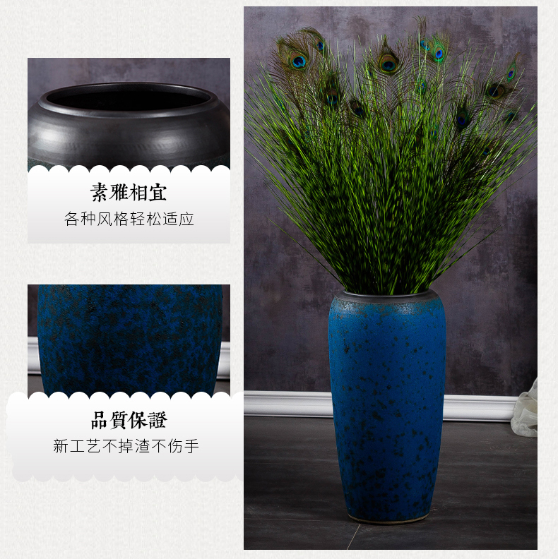 Landing a large ceramic vase furnishing articles contracted and I sitting room dry flower arranging flowers restore ancient ways the hotel villa decoration POTS