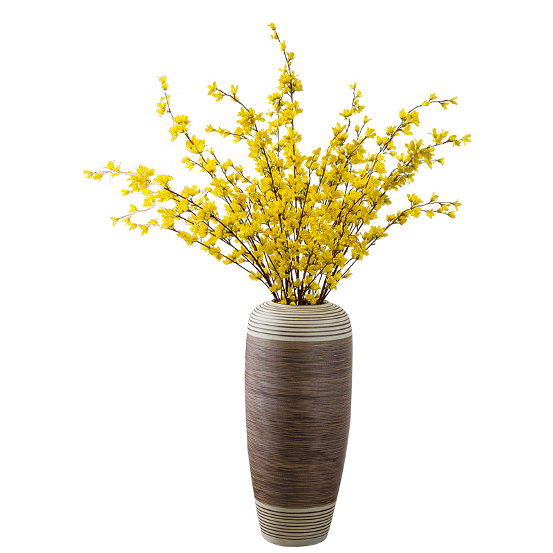 Gagarin ground ceramic vase large suit I and contracted European - style decorative flower arrangement to restore ancient ways furnishing articles a large living room