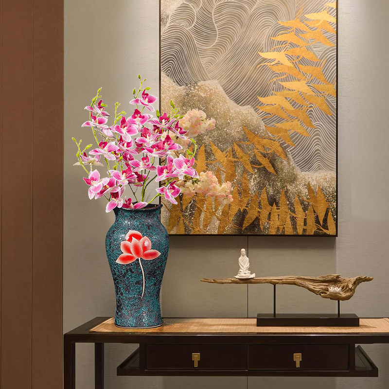 Gagarin jingdezhen ceramic vase flower adornment contracted American household wine cabinet mesa furnishing articles creative living room