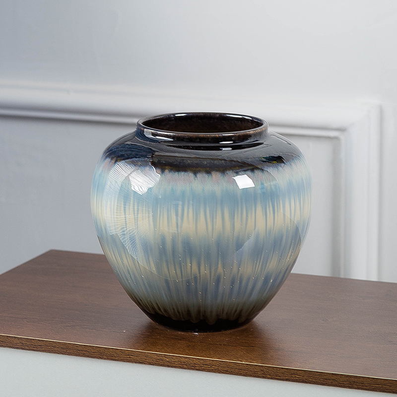 Jingdezhen ceramic vase furnishing articles table dry flower arranging flowers, Chinese style household wine sitting room adornment of I and contracted