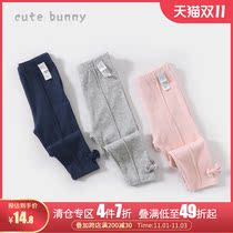 cutebunny childrens clothing baby Autumn girl leggings baby cotton foreign-spring stretch pants