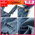 lỗ Breaking denim dây đeo quần nữ mùa xuân mùa hè Hàn Quốc phiên bản lỏng lẻo đang lớn chất béo mm tuổi trăm cắt rộng chân chín điểm quần sling 