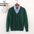 cardigan áo cổ áo giả hai mảnh kích thước đầu mùa xuân phụ nữ dệt kim của bên ngoài điều hòa không khí len áo len áo khoác mỏng 