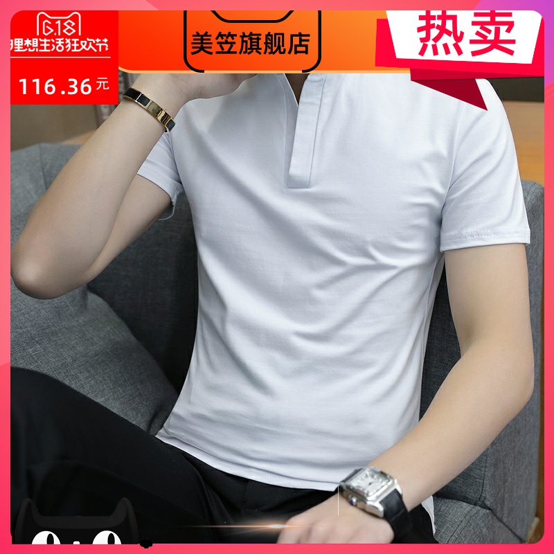 T-shirt nam quần áo mùa hè 2020 mới nam ngắn tay của trưởng thành T-shirt trẻ bông bán cắt tay cạo cơ thể