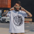 Ngắn tay người đàn ông anh trai mỡ ngôi sao lớn mã mới triều t-shirt 2020 mùa hè nam bìa lỏng 200 pound bụng lớn 