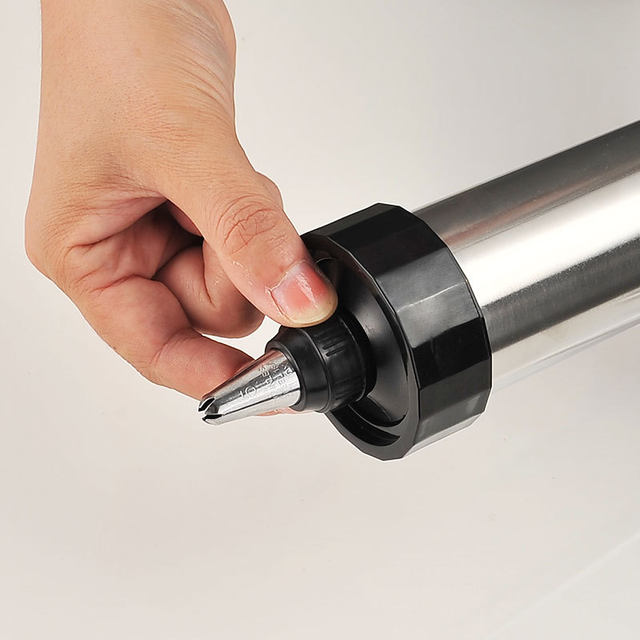 Decorating nozzle Household stainless steel cookie machine Cake cream decorator biscuit machine DIY decorating gun