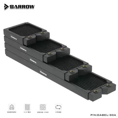 Barrow single wave copper water cooling thin row 30MM DIY computer water cooled radiator Dabel-30a 360