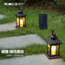 Solar Candle Wind Light Outdoor Waterproof Garden Landscape Light Lawn Light Garden Light Street Light New Chinese Floor Lantern