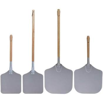 Long-Handled Pizza Shovel, Pizza Transfer Shovel, Aluminum Shovel, Large Oven Baking Tool, Commercial Use