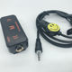 VV108 mini walkie-talkie headphone cable small machine single-hole threaded ear-hook headset cable T head 2.5mm