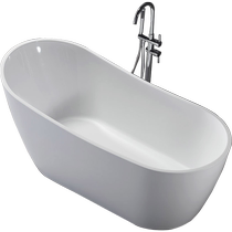 Travell oval acrylic bathtub home independent small apartment hotel bed and breakfast bathtub