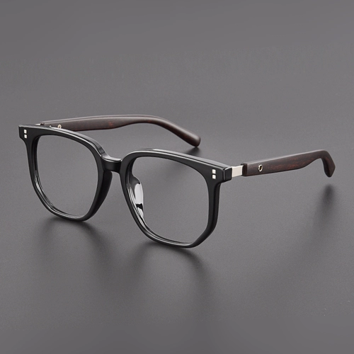 Ретро -пластинка рама деревянная зерно анти -легочная светильника полки полки мужская лицо ручной работы ручной работы деревянная рама ручной работы может быть оборудована близкими очками женщин