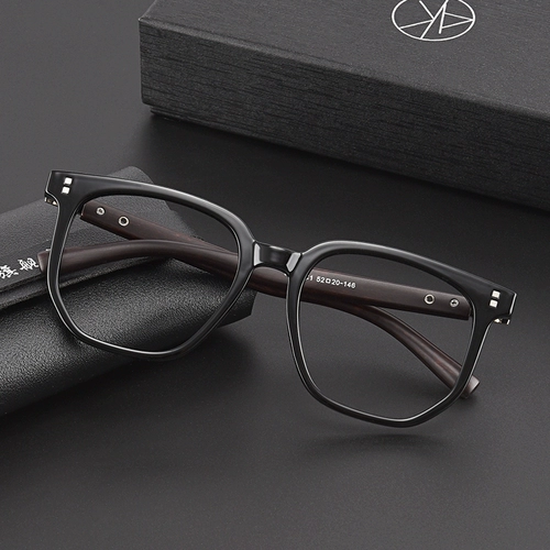 Ретро -пластинка рама деревянная зерно анти -легочная светильника полки полки мужская лицо ручной работы ручной работы деревянная рама ручной работы может быть оборудована близкими очками женщин