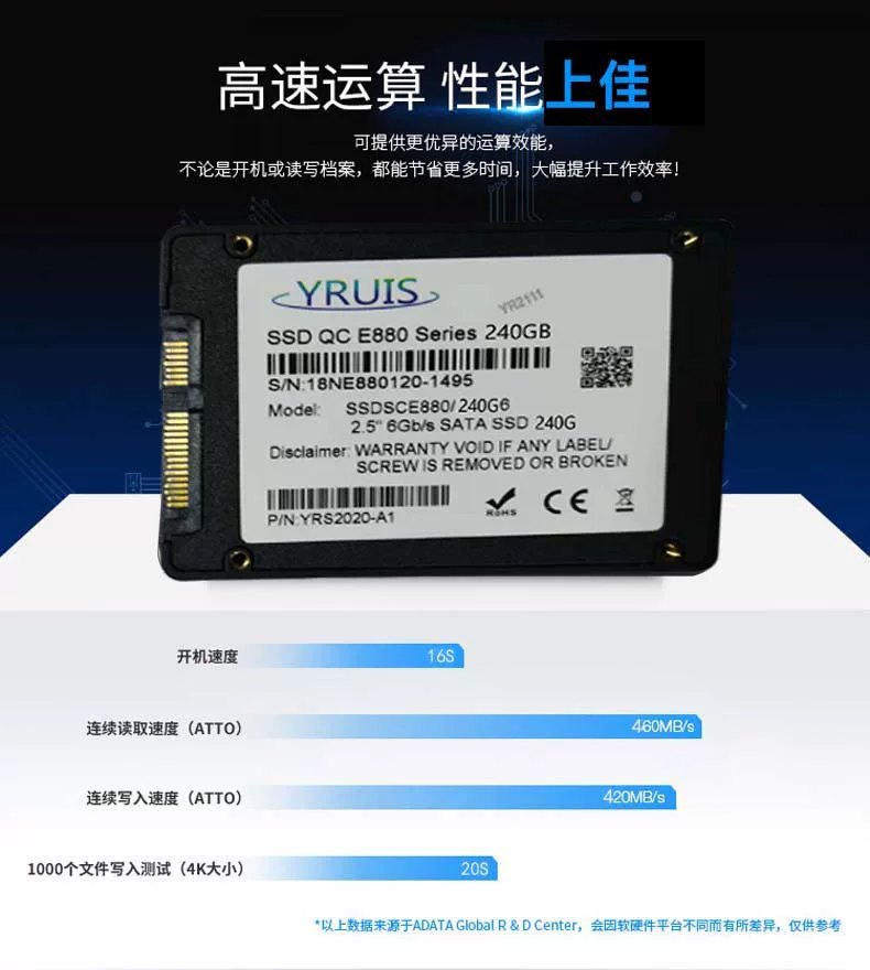 Ноувеньо SAMSWEE серия 120G ноутбук 2.5 дюйма настольный компьютер SSD твердотельный диск 240 шт 512