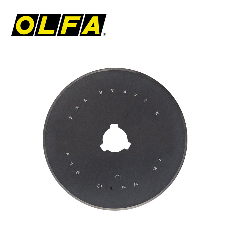 Japan Original Suit OLFA RB60-1 Hob Knife Blade Solid Wire Roll Blade Round Blade Diameter 60mm 1 Sheet Clothing