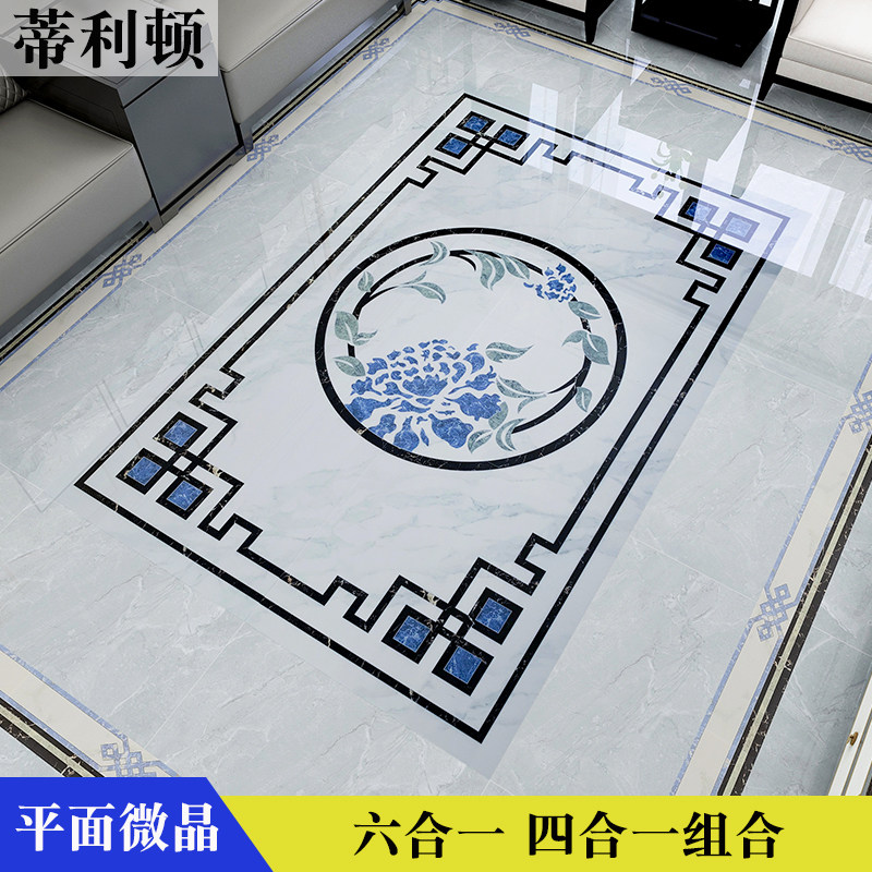 Modern Chinese Living Room Parquet Tile Corridor Aisle Jigsaw Puzzle Floor Tiles Jazz White Crystalized Flat Carpet Floor Brick