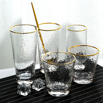 Phnom Penh Hammer Glass Japanese household drinking cup set beer glass transparent juice cup beverage cup