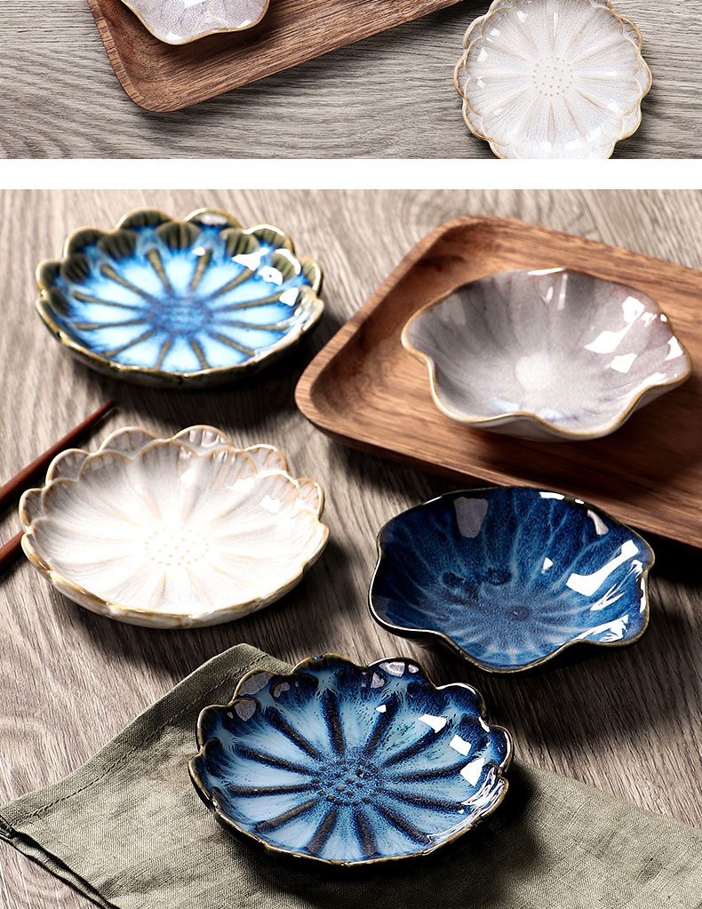 Japanese up household creative small dishes flavor dish dip dish of sauce vinegar disc ceramic dish dish snack plate