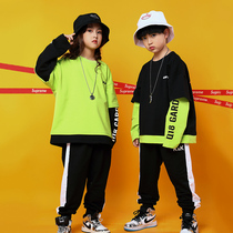 Childrens street dance suit boy autumn clothing with less children hiphop hip hop wind girl jazz dance out of the boarder
