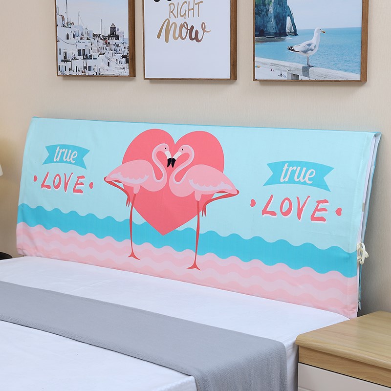 Khăn trải giường vải đầu giường dày quilted khăn nửa gói 1,82 mét phủ giường bụi phủ vải bảo vệ giường - Bảo vệ bụi áo quạt
