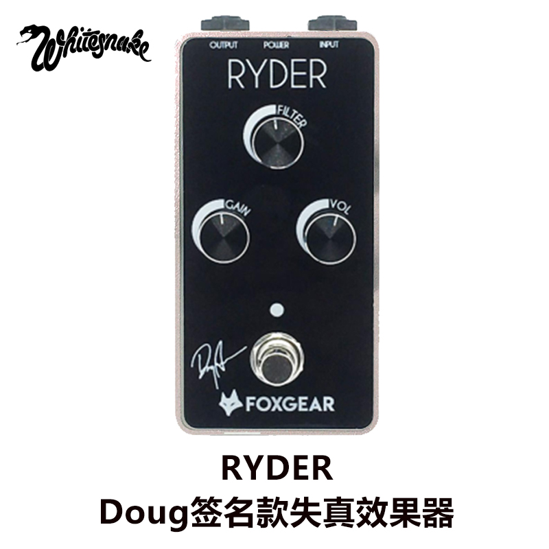 Italian FOXGEAR Manual Overload Pushback Distortion Delay Chorus Compression Electric Guitar Single Block Effectors