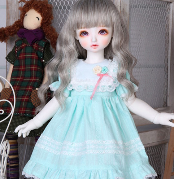 bjd sd va clothes 1 6 4 blue foreign dress size customizable