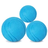 Яйца для игрушек для собак, измельчение зубов и настоящие шарики, маленькие крупные щенки собаки плюшевые золотые волосы эластичные шар.