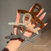 Advanced Senses Acrylic Hair Clip Female Rear Brain Spoon Disc Hair Grip Large Shark Clip Shark Clip card Issuer Internet Red 2021 New