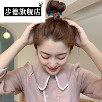 Rainbow hair ring headband can be used as a bracelet dual-use net red Korean simple personality like a leather band headdress