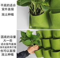 Hall planting flowers drip irrigation felt gardening background wall flower stand flower wall plant seedling grass three-dimensional planting vegetable pot diy