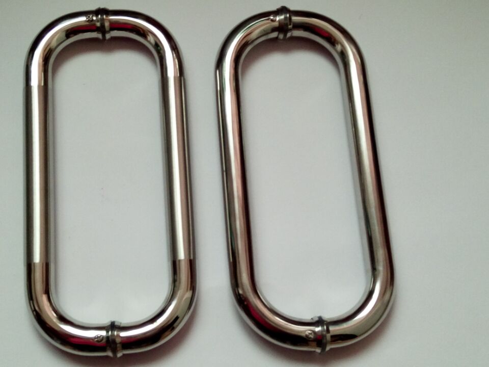  25 pipe stainless steel unit door pair fit handle wooden door iron door pair fit handle O type handle 275 hole distance