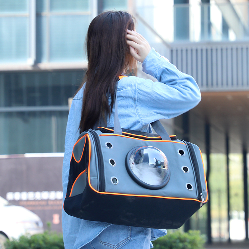 Cat bag for portable large capacity sterilization portable pet bag kitty carrying cat-cage canvas cat-bag dog scapegoat