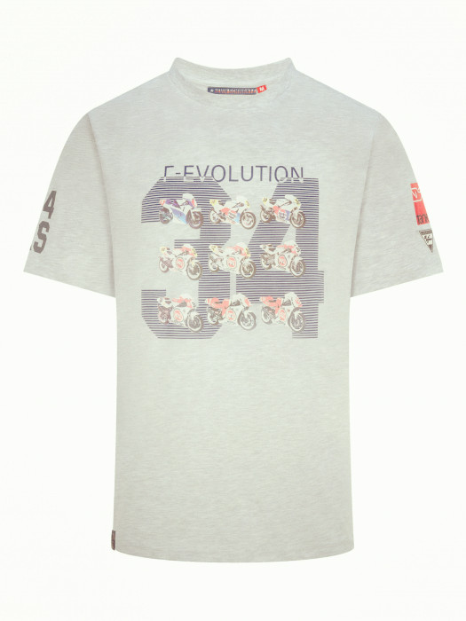 MOTO GP Kevin Schwantz T-Shirt R-Evolution 34 Rider Racing T-shirt