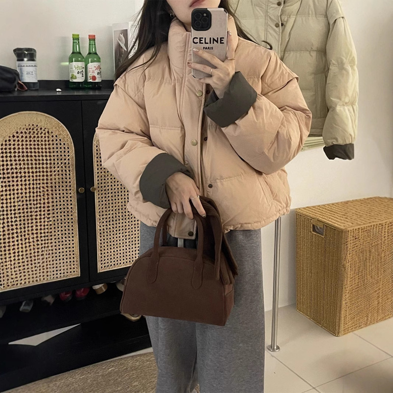 Down Cotton Jacket for Women, Winter 2026 New Korean Style Cotton-Padded Coat, Short Puffer Jacket for Petite Students Down Cotton Jacket for Women, Winter 2026 New Korean Style Cotton-Padded Coat, Short Puffer Jacket for Petite Students