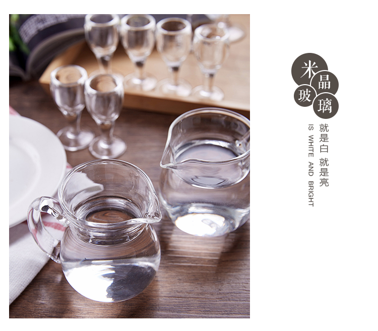 Dày decanter rượu cốc rượu vang nhà hàng rượu quả nhỏ rượu hầm rượu rượu thiết lập phù hợp với cốc một cốc