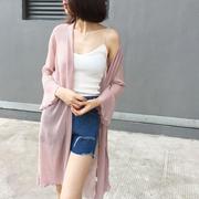 Sexy bãi biển mặc hàng đầu Lady Thin chống nắng 2019 mới cardigan kem chống nắng khăn choàng dài vừa rộng