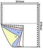 Computer paper 241-4 layers two equal color lines purple earth printing paper four-part printing delivery note
