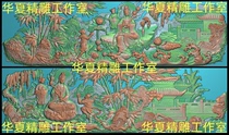 精雕图观音扫描图古建狮子福禄寿喜麒麟送子童子动物 人物5PLIU