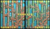 Scans of exquisite carvings of plum blossoms orchids bamboos chrysanthemums bats temples ancient hollow windows bamboo and bird windows flowers and birds 5OKJ3