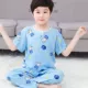 Đồ ngủ cotton lụa trẻ em mùa hè quần ngắn phù hợp với phần mỏng cô gái bé trai đồ ngủ bé trai cotton lụa dịch vụ tại nhà - Pyjama