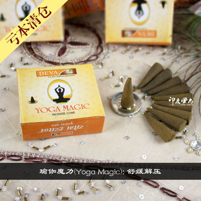 Indian fragrant cone Shangta-yuan DEVA Import fragrant scent of incense and fragrant yoga magic a box of 10-Taobao