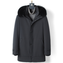  Parker clothing Mens whole mink detachable fur one-piece mink liner Nick clothing fur mink hooded coat winter clothing