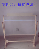 Cross stitch tool large adjustable sit-stand three-use cross stitch shelf solid wood widened reinforced stretch