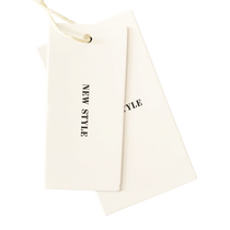Internet celebrity style hang tag custom clothing store clothing label custom card design high-end hang tag price logo trademark custom-made womens underwear childrens clothing hanging sign customization