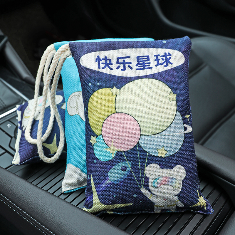 Bamboo charcoal package car with new car to remove formaldehyde and odor