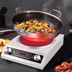 Плиты 正品苏智泊电炒锅家用分体式3500w大火力电热火锅锅5000w电炒菜锅