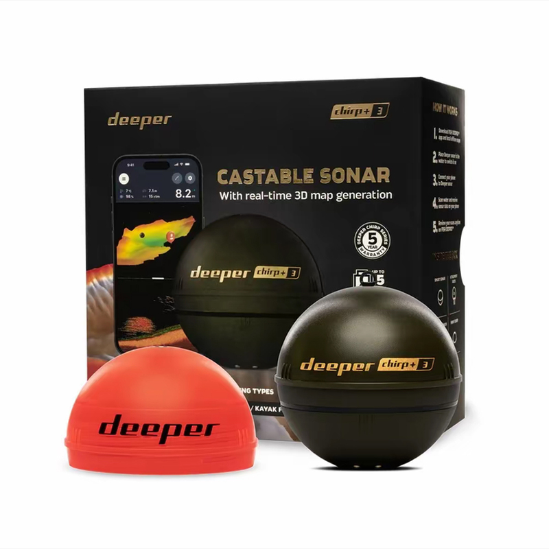 Deeper Chirp Fish Finder Underwater Topographic Sonar Chinese European Carp European-Style Fishing Finder