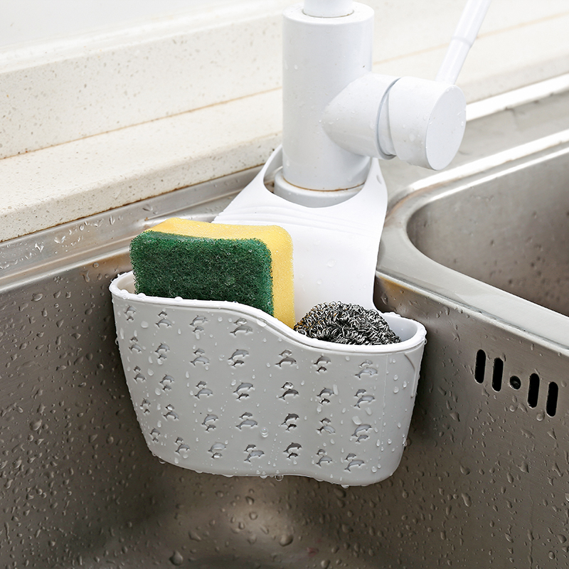 Kitchen Supplies WATER TAPS SINK DRAIN BASKET DRAIN HANGING BAG SHELVE POOL SPONGE CONTAINING HANGING BASKET DRAIN RACK